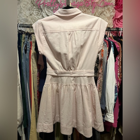 Anthropologie Buttonfront Mini Dress, Sz 4 NWOT - Picture 6 of 7